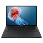 ASUS - Zenbook DUO Dual 14” WUXGA OLED Touch Laptop - Intel Core Ultra 7 with 16GB Memory - Intel Arc Graphics - 1TB SSD - Inkwell Gray
