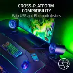 Razer Nommo V2 2.1 PC Gaming Speakers with Subwoofer (3 Piece) - Black