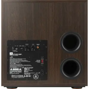JBL - Stage 220P 12-Inch Powered Subwoofer - Espresso (JBL220PBLKAM)