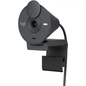 Logitech - Brio 300 1920x1080p USB-C Webcam - Graphite (960-001497)