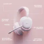 Logitech - G735 Aurora Collection Wireless Gaming Headset for PC, Mobile - White Mist (981-001082)