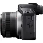 Canon EOS R100 4K Mirrorless Camera with RF-S 18-45mm & 55-210mm Lenses – Black