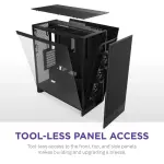 NZXT - H7 2024 Flow Mid-Tower ATX PC Case - Black (CM-H72FB-01)