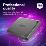 Crucial - X9 Pro External USB-C SSD - 1TB - Space Gray (CT1000X9PROSSD9)