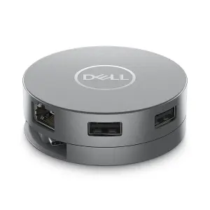 Dell - DA305 6-in-1 USB-C Multiport Adapter Docking Station - Gray (DELL-DA305U)
