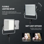 Neewer Upgraded RGB 660 PRO II LED Video Light Kit (2-Pack)