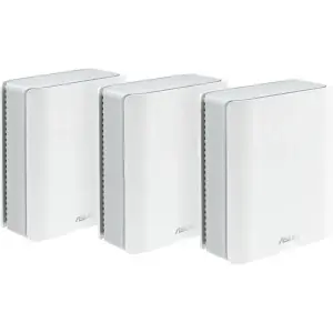 ASUS - ZenWifi BE14000 3-PK Tri-band WiFi 7 (802.11be) Smart AiMesh Extendable Router - White (ZenWifi BE14000 3-PK)