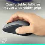 Logitech M310 Ambidextrous Wireless Optical Mouse – Silver