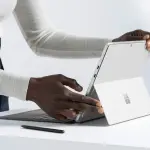 Microsoft - Surface Pro Keyboard for Pro (11th Edition), Pro 8, and Pro 9 with Pen Storage - Sapphire (8XA-00215)