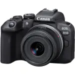Canon EOS R10 Mirrorless Camera with RF-S 18-45mm IS STM Content Creator Kit – Black