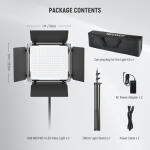 Neewer Upgraded RGB 660 PRO II LED Video Light Kit (2-Pack)
