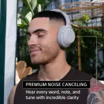 Sony WH-1000XM4 Noise-Canceling Headphones – Silver