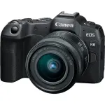 Canon EOS R8 4K Mirrorless Camera with RF24-50mm Lens – Black