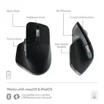 Logitech MX Master 3S for Mac Bluetooth Laser Mouse with Ultrafast Scrolling – Space Gray