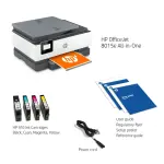 HP OfficeJet 8015e Wireless All-in-One Printer - White