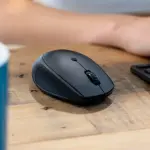 JLab Go Charge Wireless Scroll Mouse - Black