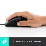 Logitech M500s Advanced Wired Optical Mouse - Black