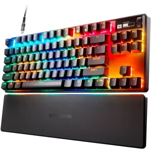 SteelSeries - Apex Pro TKL V2 Wired HyperMagnetic Gaming Keyboard – Black (64856)