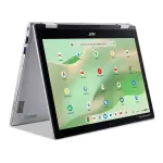Acer Chromebook Spin 312 2-in-1 – 12.2" WUXGA Touch, Intel Core i3-N305, 8GB RAM, 128GB eMMC – Sparkly Silver