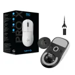 Logitech PRO X SUPERLIGHT Wireless Gaming Mouse – HERO 25K Sensor, White