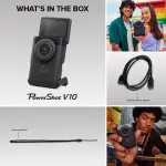 Canon PowerShot V10 4K 20.9MP Digital Camera – Black