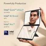 ASUS - Zenbook Duo Dual 14" 3K OLED Touch Laptop - Evo Intel Core Ultra 9 285H - Inkwell Gray (UX8406CA-PS99T)