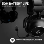 Logitech - PRO X 2 LIGHTSPEED Wireless Gaming Headset - Black (981-001262)