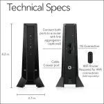 NETGEAR - Nighthawk Mid/High-Split 32 x 8 DOCSIS 3.1 Cable Modem - Black (CM2500-100NAS)