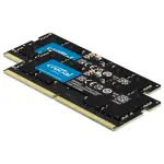 Crucial - 32GB Kit (2x16GB) DDR5 5600MHz C46 SODIMM Laptop Memory - Black (CT2K16G56C46S5)