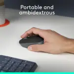 Logitech - M170 Wireless Compact Optical Ambidextrous Mouse - Wireless - Black (910-004940)