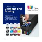 Epson - EcoTank ET-2400 Wireless Color All-in-One Cartridge-Free Supertank Printer Black (C11CJ67201)
