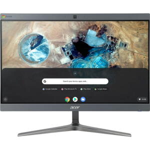 Acer Chromebase 24" All In One, Celeron 3867U, 4GB RAM, 128GB SSD, HD 610, Chrome OS, Black