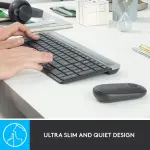Logitech MK470 Wireless Keyboard & Mouse Bundle – Black/Gray
