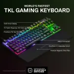 SteelSeries - Apex Pro TKL V2 Wired HyperMagnetic Gaming Keyboard – Black (64856)