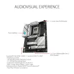 ASUS - ROG STRIX B650-A GAMING WIFI ,AMD B650 ATX DDR5 Wi-Fi 6E Motherboard - White (ROG STRIX B650-A GAMING WIFI)