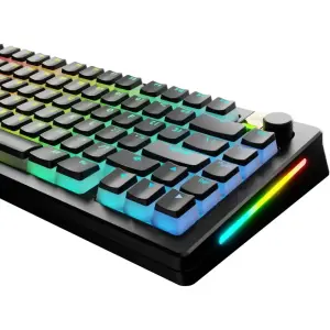 Glorious - Aura V3 Pudding-Style Universal Keycaps for 100% 85% 80% TKL 60% Compact 75% Mechanical Keyboards - Black (GLO-KB-ACC-KC-GPBT-AURA-BLK-US)