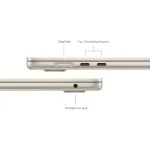 Apple - Geek Squad Certified Refurbished MacBook Air 15-inch Laptop - M3 chip - Starlight (TI-GSRF MRYR3LL/A)