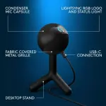 Logitech Yeti Orb Wired Cardioid Condenser Gaming Microphone – LIGHTSYNC RGB