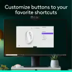 Logitech Signature M650 Wireless Mouse – Silent Clicks, Off-White