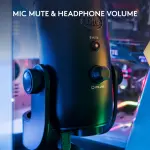 Blue Yeti Professional USB Condenser Microphone with Multiple Patterns