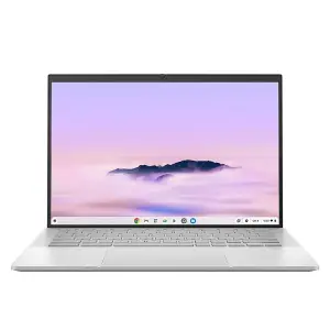 ASUS - ExpertBook CX54 Chromebook Plus 14" Laptop - Intel Core Ultra 5, 8GB Memory, 128GB SSD, with Google AI - Fog Silver