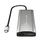 j5create 4K60 USB-C Triple-Monitor Dock- Space Grey
