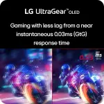 LG UltraGear 32" OLED Gaming Monitor - 4K 240Hz / FHD 480Hz, 0.03ms, G-SYNC, FreeSync Pro - Black