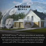 NETGEAR Nighthawk AX3000 Wi-Fi 6 Router - Black