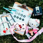 Kidamento - Model P Instant Print Digital Camera - Pink (Hello Kitty)