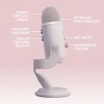 Logitech Blue Yeti USB Condenser Mic with Exclusive Streamlabs Themes