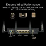 ASUS - BE7200 Dual-band WiFi 7 Router - Black (RT-BE7200)