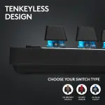 Logitech - PRO X TKL LIGHTSPEED Wireless Mechanical Gaming Keyboard - Black
