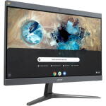 Acer Chromebase 24" All In One, Celeron 3867U, 4GB RAM, 128GB SSD, HD 610, Chrome OS, Black
