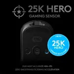 Logitech PRO Wireless Gaming Mouse - RGB, Ambidextrous - Black